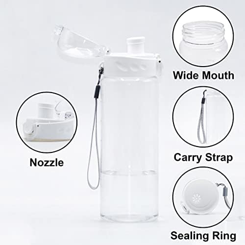 Geartek Tritan בקבוק מים צלול | BPA בחינם 24 גרם בקבוק מים ספורט | הוכחת דליפה הניתנת לשימוש חוזר